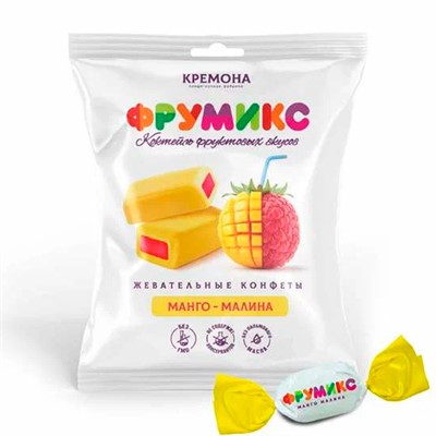 ФРУМИКС Жевательные конфеты манго/малина, 45г КН10203 - фото 65568948