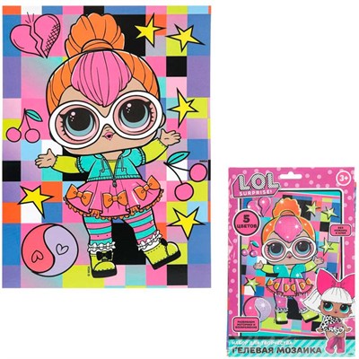 Набор для творчества Гелевая мозаика 17x23 см Лол МУЛЬТИ АРТ GEL-128630 - фото 65868208