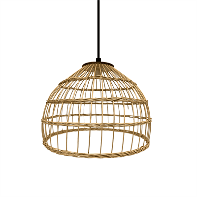 Плетеный абажур из лозы 50*35 см - фото 66020554