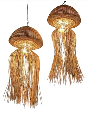 Люстра медуза  Д60 В30\120 см - фото 67035710