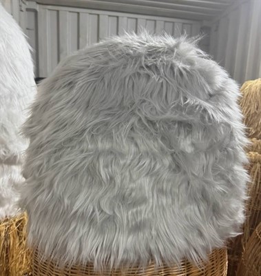 Люстра серый мех 60*50 см - фото 67197118