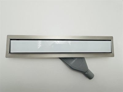 Душевой трап Laguna 800 мм  Белое  стекло - фото 67452065