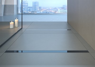 Душевой трап Laguna 900 мм  Чёрное стекло - фото 67452066