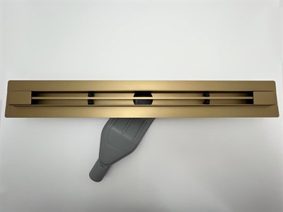 Душевой трап Delgado (SLIM) линейный 700 мм Золото матовое - фото 67452520