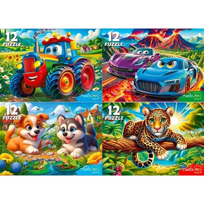 Пазл 12 Яркие пазлы для мальчиков П12-2381 - фото 68232263