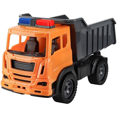 Автомобиль Самосвал Мирослав Строительный спецтехника с мигалками 40 см И-9997 - фото 68232289