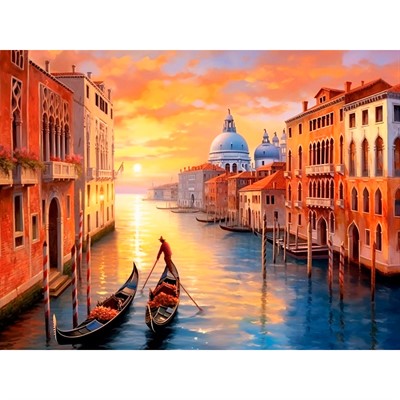 Набор для творчества Алмазная мозаика 30х40см Неповторимая Венеция НД-6319 - фото 68354837