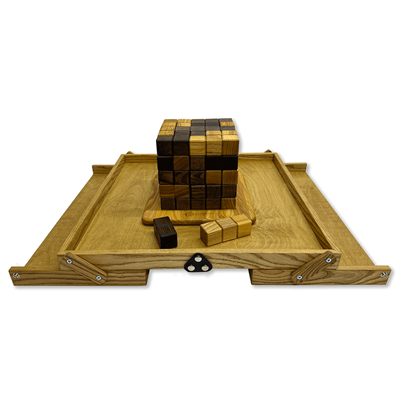 Деревянная головоломка «Тетрис 3D куб» М - фото 68761349