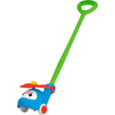 Каталка Вертолёт зеленый 02153 - фото 69175209