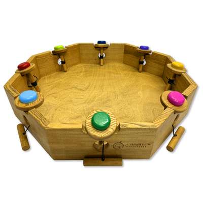 Деревянная игра «Битва Волчков» L - фото 69181494