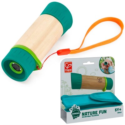 Деревянный Телескоп для детей "Время путешествовать" с чехлом, 8-кратное увеличение E5568_HP - фото 69462795