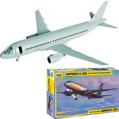 Сборная модель 7003 Самолет Аэробус А-320 - фото 69579730