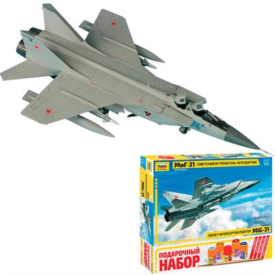 Сборная модель П7229 Самолет МиГ-31 - фото 69579782
