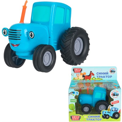 Модель BLUTRA-11-BU2-WOD Синий трактор длина 11 см, инерц, синий Технопарк  в коробке /48/ - фото 69580335