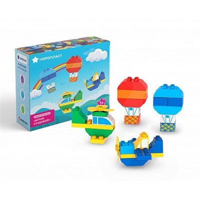 Конструктор 480616 Играй, Создавай Воздушные суда - 26 дет. Норд /9/ - фото 69740384