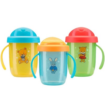 Поильник-непроливайка (чашечка)с ручками, 210 мл 630 - фото 69740615