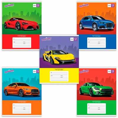Тетрадь 12 л. линия АВТО-КЛАСС 105634 ЮНЛАНДИЯ - фото 69741398