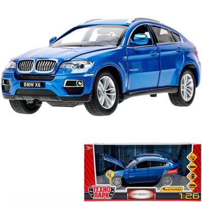 Модель 68250A BMW X6, 20 см, двери, капот, багажник Технопарк - фото 69743141