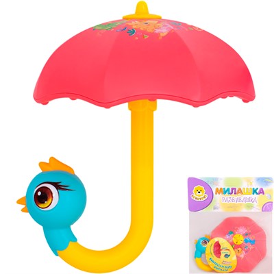 Игрушка для купания Levatoys MK2609A Зонтик красный в пак. - фото 69743590