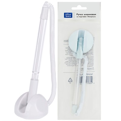 Ручка шариковая синяя OfficeSpace "Reception" 0,7мм TBwh_16076 - фото 69744595