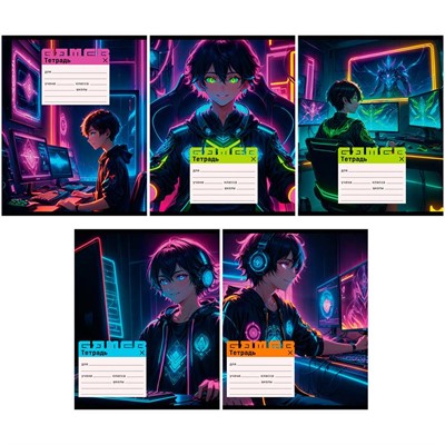 Тетрадь 12 л. клетка BG Gamer 375935 - фото 69744601