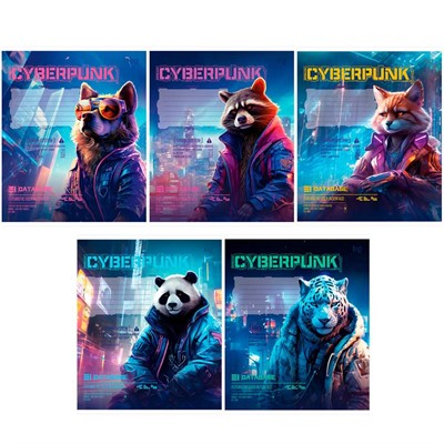 Тетрадь 12 л. клетка BG Cyberpunk 368742 - фото 69744605