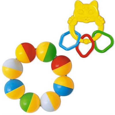 Набор погремушек подарочный №6 01586 /30/ - фото 69744862