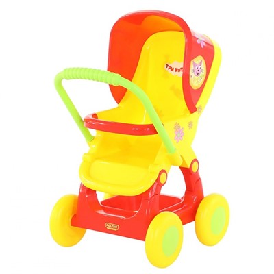 Коляска для куклы прогулочная Три кота №2 71460 П-Е /1/ - фото 69745386