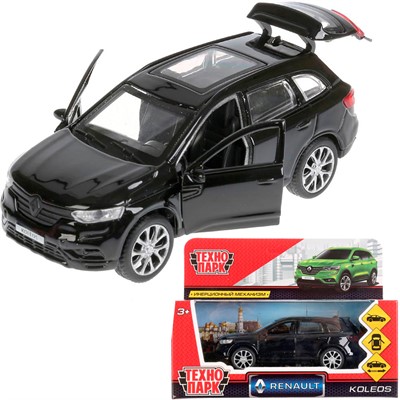 Модель KOLEOS-BK RENAULT KOLEOS черный Технопарк  в коробке - фото 69745427