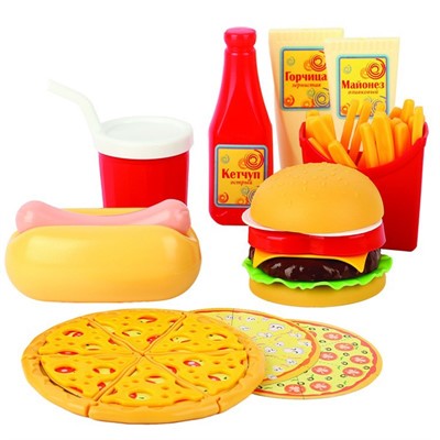 Игров. набор "Фастфуд" У977 /14/ - фото 69745782
