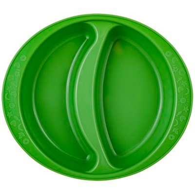 Тарелка двухсекционная Lalababy Follow Me фисташковый пломбир LA110012050 - фото 69746205