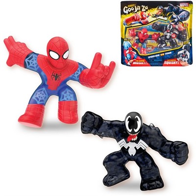 Гуджитсу. Игр.набор тянущихся фигурок Человек-Паук и Веном. 38390 ТМ GooJitZu - фото 69746688