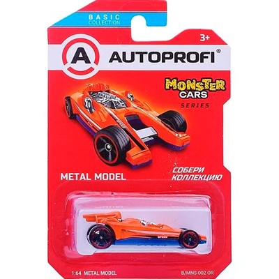 Модель 1:64 Серия MONSTER CARS оранжевый B/MNS-002 OR - фото 69747465