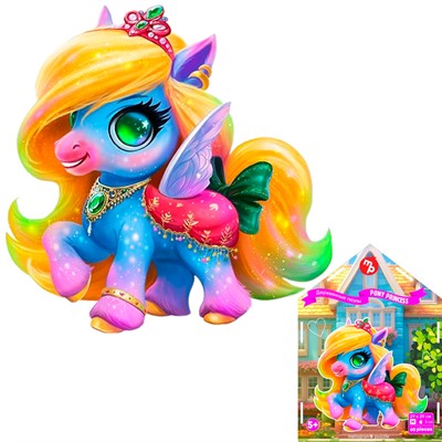 Деревянный Пазл 60 Пони принцесса. MPZCAN43-M - фото 69747551