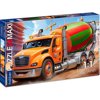 Пазл 24 эл. MAXI Бетономешалка 24ПЗ2_33154 - фото 69747652