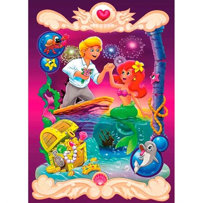 Пазл 300 Русалка Любимые сказки 92018 Степ - фото 69747721