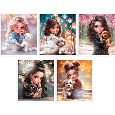 Тетрадь 12 л. клетка Верные друзья 68519 - фото 69748520