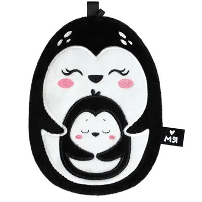 Мяшечки  игрушка с вишнёвыми косточками Пингвин с пигвиненком М112 - фото 69749486