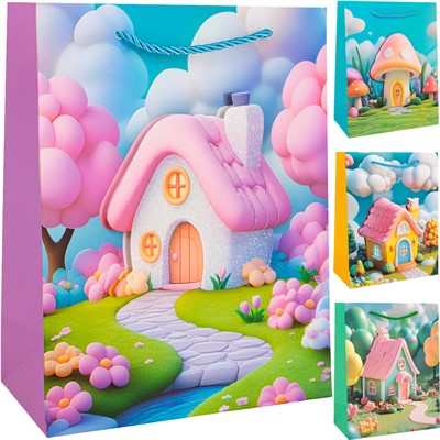 Пакет 18*23*9 см Домик 141V-1027 - фото 69749535