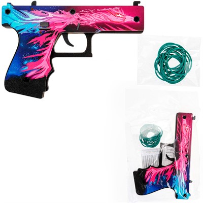 Деревянный Пистолет Буратино BRT28 - фото 69750078