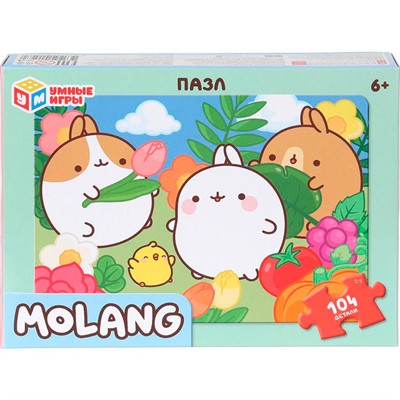 Пазл 104 Molang 4630395015974 - фото 69750154