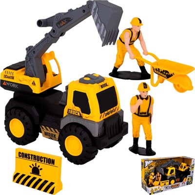 Машина на батарейках 1189-103B Спецтехника свет, звук в кор. - фото 69751067