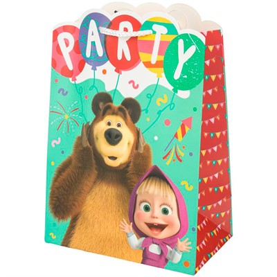 Пакет Чудо праздник м Маша и Медведь вырубка PM-130079-MM - фото 69751306