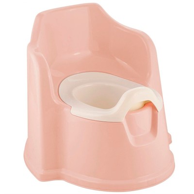 Горшок детский с высокой спинкой Lalababy Protect Me розовый зефир LA104110032 - фото 69752574