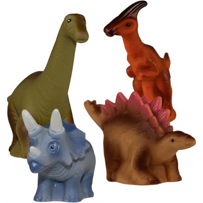Набор резиновых игрушек Динозавры. Коллекция №1 В4688 - фото 69753226