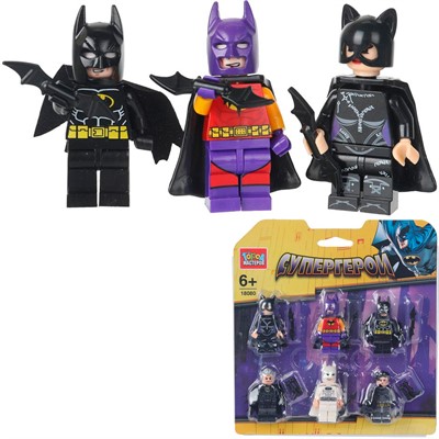 Город мастеров 18080-YF Фигурки Бэтмен -6 шт. - фото 69753913