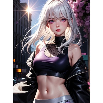 Набор для творчества Роспись по холсту 30х40 см Стильная девушка Х-4130 - фото 69755375