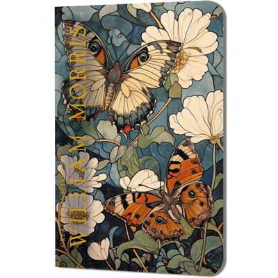 Блокнот 32 л. Creative. Inspired by William Morris (пионы с бабочками) 978-5-00241-285-3 - фото 69755575