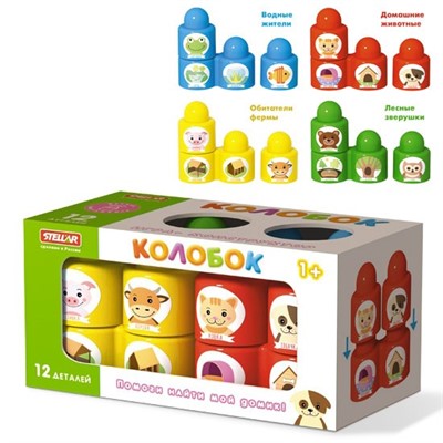 Конструктор Колобок Игра помоги найти мой домик 03023/16/ - фото 69755827