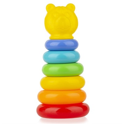 Пирамида Зоопарк Медведь 22см У775 /40/ - фото 69756288